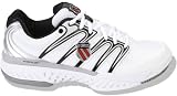 K-Swiss BigShot Men's Tennis Shoe - White/Silver/Black