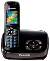 Panasonic KX-TG8521EB DECT Single Digital Cordless Phone Set with Answer Machine - Black