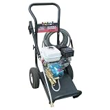 Honda GX Powered Pressure Washer 3200 PSI 9 HP Cat Pump 3.0 GPH with Wheels