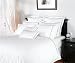 Pinzon 400-Thread-Count Egyptian Cotton Sateen Full/Queen Hotel Stitch Duvet Cover, Sage