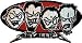 Metallica Rock Music Band Patch - Cartoon Faces Logo