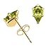 10k Yellow Gold Multi-Gemstone Stud Earrings 5-Piece Box Set
