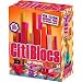 Citiblocs CTBSW50 50 Piece Assorted Hot Colors in Skyline Box: Red- Orange- Yellow- Pink- and Natural