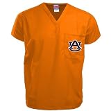 Auburn Tigers Orange Scrub Top