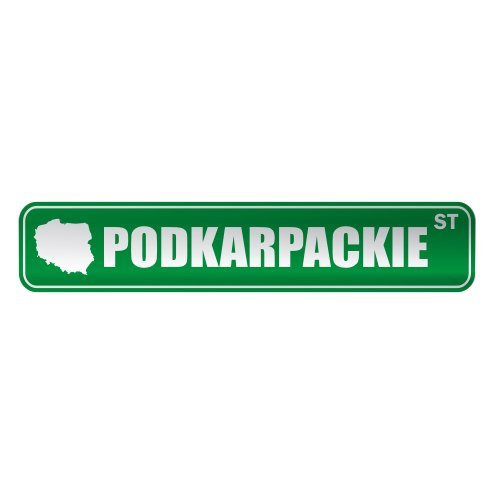  PODKARPACKIE ST  STREET SIGN CITY POLAND