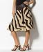 Lauren by Ralph Lauren Petite Zebra-Print Full Skirt
