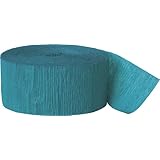 Party Streamer, 81-Feet, Teal Green