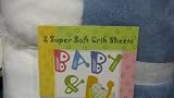 Microplush Fitted Crib Sheets (2) Blue and White
