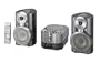 JVC FS-X3 CD Shelf System (Dark Gray)