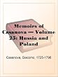 Memoirs of Casanova  Volume 25: Russia and Poland