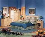 SouthShore Shaker Style 5-Piece Full Queen Bedroom Suite (Natural Maple) 27 ....