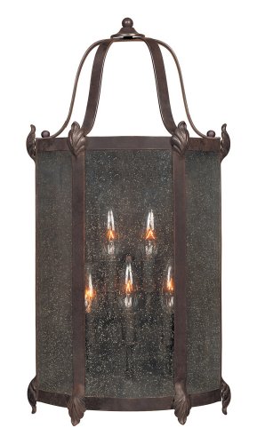 World Imports 1695-89 Old Sturbridge Collection 6-Light Outdoor Wall Lantern, Bronze