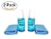(2 Pack) SeCro™ Screen Cleaner Kit 200ml- Best for LED & LCD TV, Computer Monitor, Laptop, and iPad Screens - includes Premium Microfiber Cloth RS.349.00