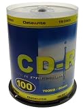 Datawrite CD-R 52X 100 PK Cake Box