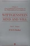 Wittgenstein: Mind and Will, Analytical Commentary on the Philosophical Investigations