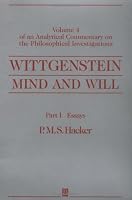 Wittgenstein: Mind and Will, Analytical Commentary on the Philosophical Investigations