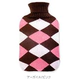 ファシーの湯たんぽ デラックス2L（アーガイル／ピンク）の画像