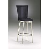 Furniture Bristol Swivel Bar Stool - Chrome Finish (Chrome Finish) (44"H x  ....