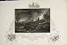 Ruine Fort Ticonderoga New York Color Antique Print
