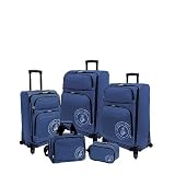 Caribbean Joe Expandable 5pc Luggage Set