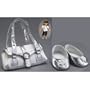 Silver Shoes and Bag Christmas Set ~ Made for 18 Inch American Girl Dolls