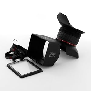GGS Hoodeye HD DSLR LCD Foldable Viewfinder with 3.0x Magnification