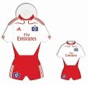 Hamburger HSV Trikot / Autotrikot mit Saugnapf 2010/2011