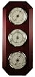 17 Thermometer-Barometer-Hygrometer - Cherry - 0-3,000ft