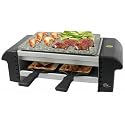 Traditional RACLETTE with granite grilling plat 4 Persons -  750 WATTS