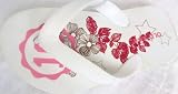 Girl Size 8-9, White Rubber Beach Wear, Flip Flops