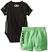 Under Armour Baby-Girls Newborn Nb Logo Muscle Short Set Black