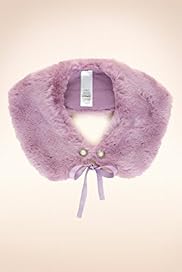 Faux Fur Pearl Collar
