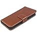 Slimtech Faux Leather Folio Detachable Wallet Case for Apple iPhone 6 / 6s - Brown