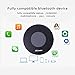 Ecandy Bluetooth Shower Speaker, Water Resistant, Hands Free Portable Speakerphone with Built-in Mic, 6 Hours of Playtime, Bluetooth 3.0, Control Buttons and Dedicated Suction Cup for Showers, Bathroom, Pool, Boat, Car, Beach, and Outdoor Use (Black)