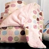 Carter's Knot Blanket - Pink/Polka Dot
