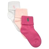 Polo Ralph Lauren girls toddler Triple Roll socks 3pairs