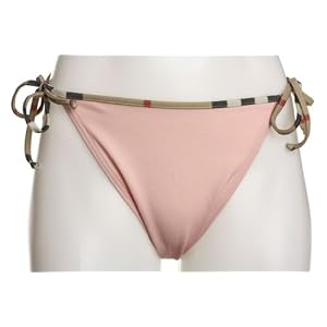 Buy BURBERRY Ladies Rose Quartz String Bikini Swimsuit Bottoms by Burberry