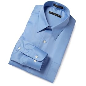 Geoffrey Beene Men's Point Collar Fitted Sateen Woven Shirt