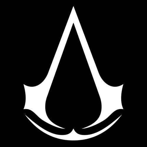 Assassin's Creed logo Vinyl Car Decal Sticker White 4"