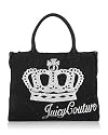 Juicy Couture Icon Bling Black Canvas Tote YHRU1709