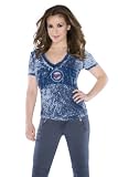 MLB Women's Minnesota Twins Burnout Tank Top (Navy, Medium)
