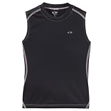 Girls' C9 by Champion Sleeveless Duo Dry Tee - Ebony
