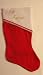 Candy Cane Trim Felt Christmas Stocking With Embroidered Name Kenner