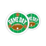 Flashing Game Day Football Button 2¼in. Pkg/12