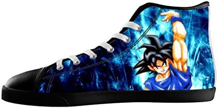 Custom Anime Dragon Ball Z Son Goku Shoes High-Top Canvas Sneakers For Men-12M(US)
