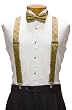 LSU Suspenders - Louisiana State University Gold Suspenders with LSU Tigerhead Logo