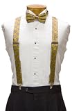 LSU Suspenders - Louisiana State University Gold Suspenders with LSU Tigerhea...