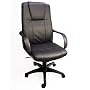 Royale Leather Executive Office Chair / High Back w/ Gas Lift & Tilt and Ergonomic Lumbar Support