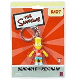 Simpsons Bart Simpson Bendable Keychain