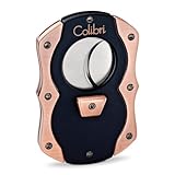 IMAGE OF Colibri KNF600011 Cut 62 Ring Gauge Cigar Cutter Stainless Steel Black/Rose
